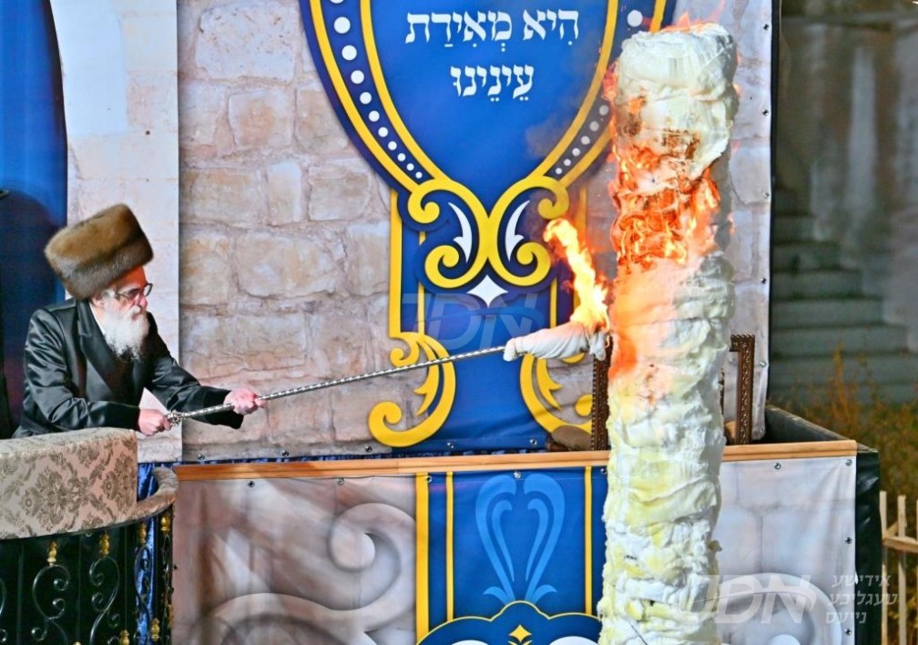 ל&quot;ג בעומר אין חצר הקודש וויזניץ