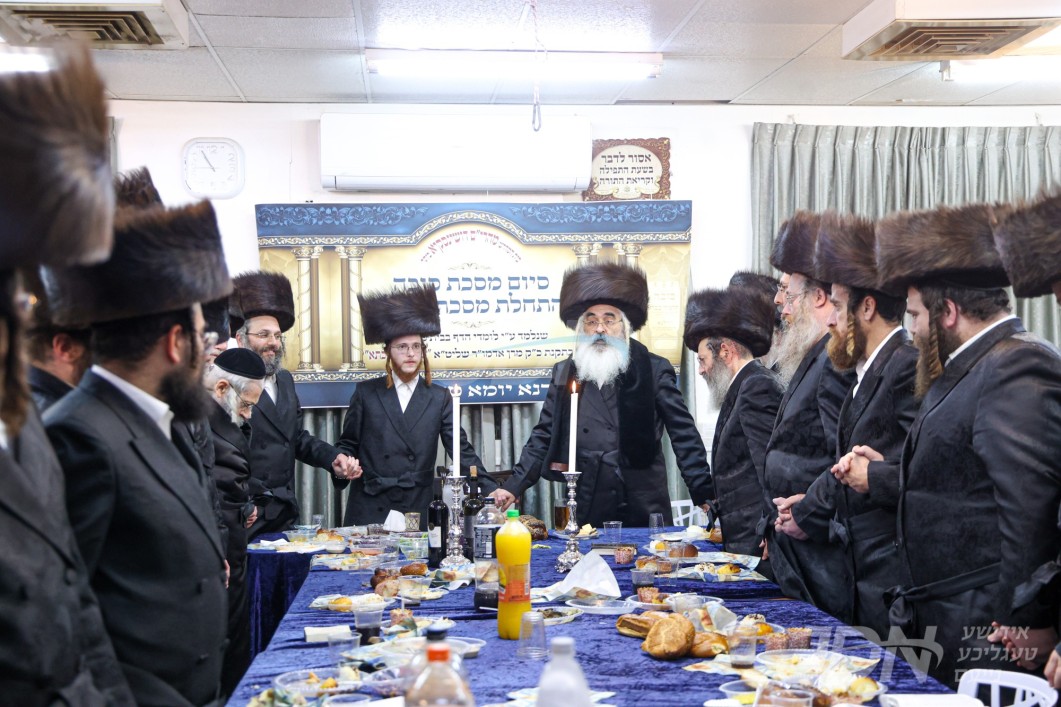 סיום מסכת סוכה אין ביהמ"ד דושינסקיא אין ביתר