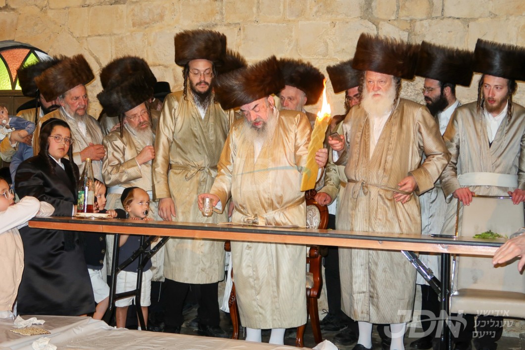 האדמו&quot;ר מלעלוב מוצש&quot;ק אין צפת