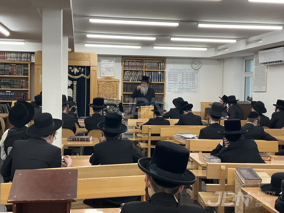 גאב&quot;ד אנטווערפן באזוכט אין ישיבת אהבת תורה אין ציריך, שווייץ