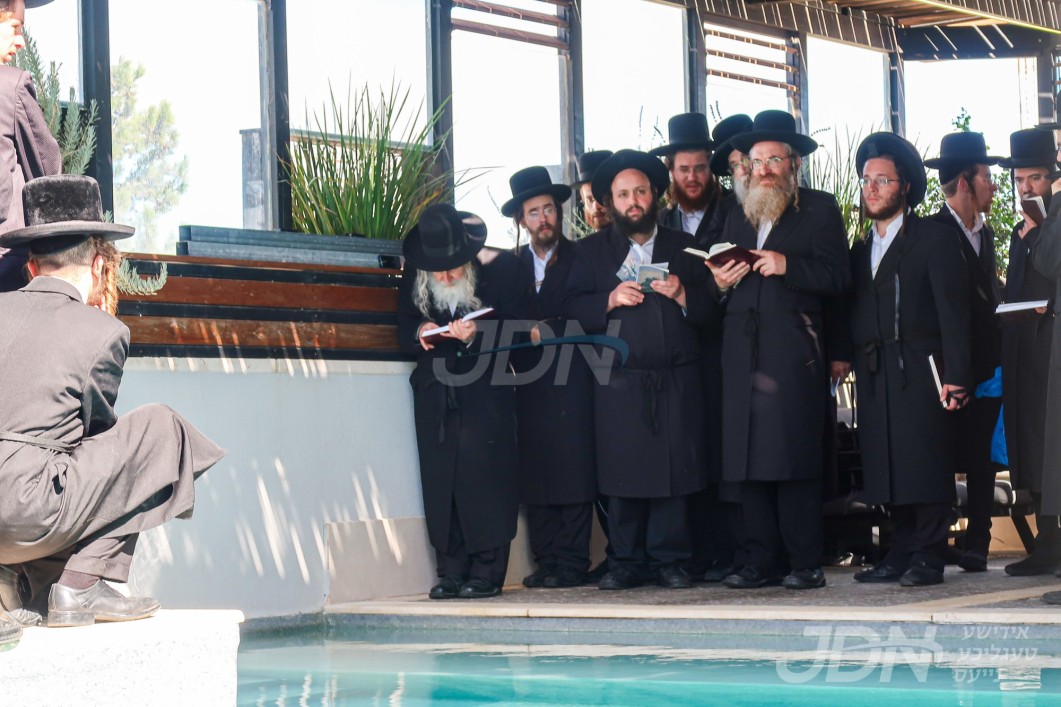 האדמו&quot;ר מאמשינוב ביי תשליך