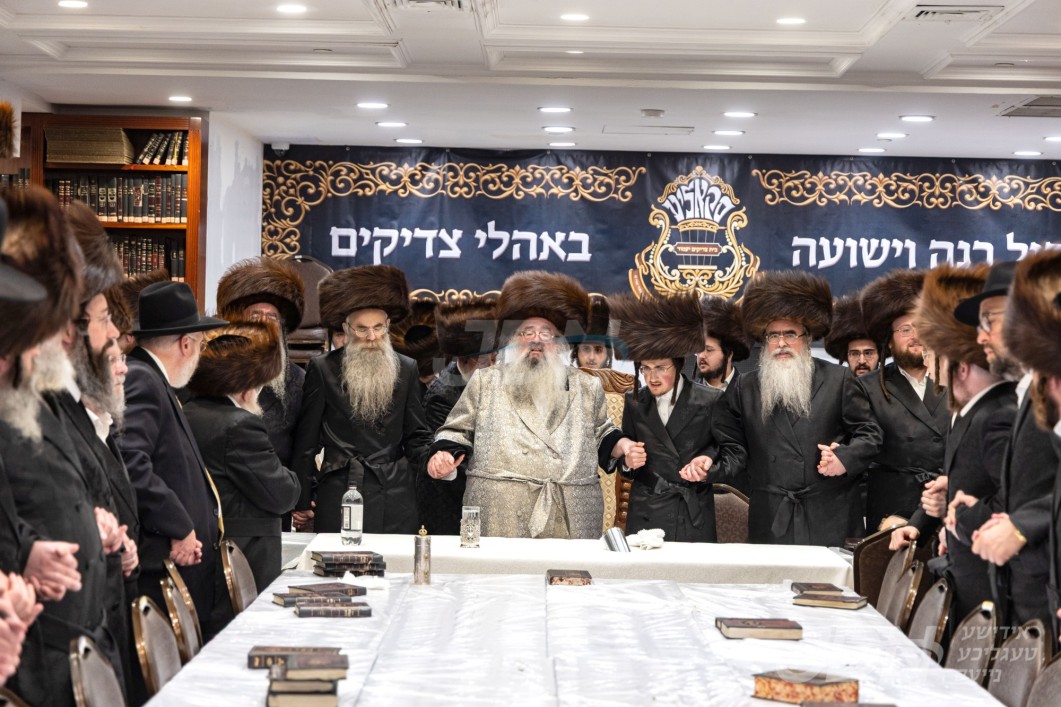 שבת אויפרוף פון החתן יונגסטע קינד פון האדמו&quot;ר מסקאליע