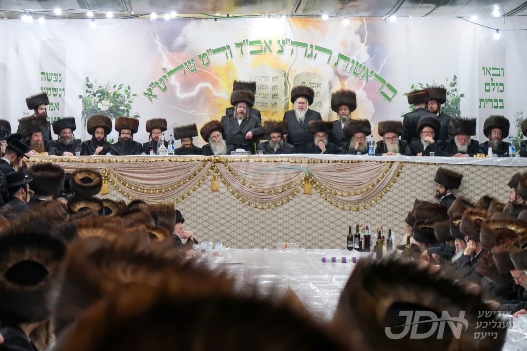 מוצאי שבועות ביי הגה&quot;צ אב&quot;ד סאטמאר ירושלים