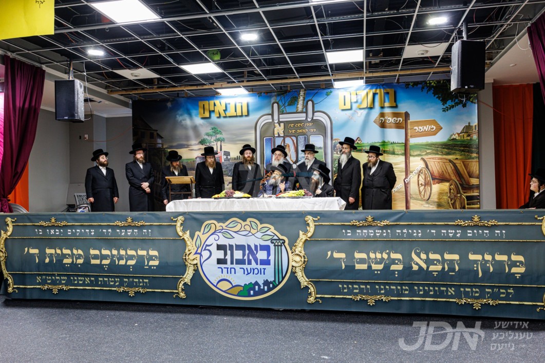 ווידעא: האדמו&quot;ר מבאבוב - 45 באזוכט אינעם באבוב-45 זומער חדר אין בארא פארק