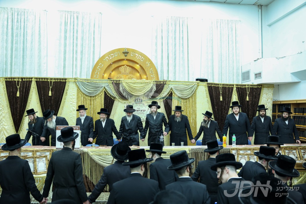 מעמד כבוד התורה אין ישיבת צמח צדיק וויזניץ אין אשדוד