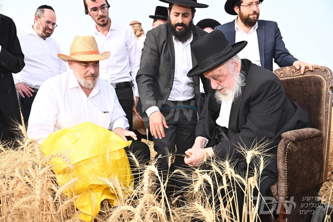 הגרב&quot;ד פוברסקי ר&quot;י פאנאוויטש און הגר&quot;ש גלאי ביים שניידן ווייץ לקראת יו&quot;ט פסח הבעל&quot;ט‎