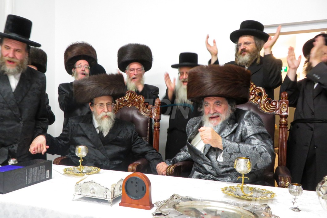 האדמו&quot;ר מבאיאן באזוכט ביי האדמו&quot;ר מוויזניץ