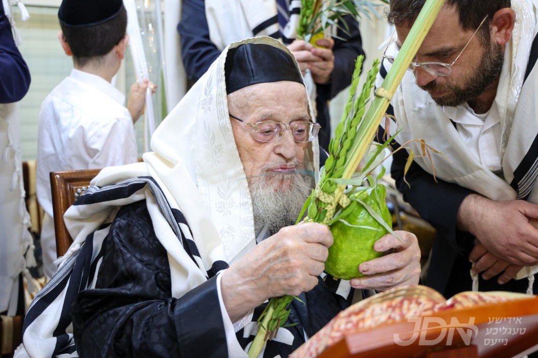 סוכות ביי הגאון רבי מאיר צבי בערגמאן