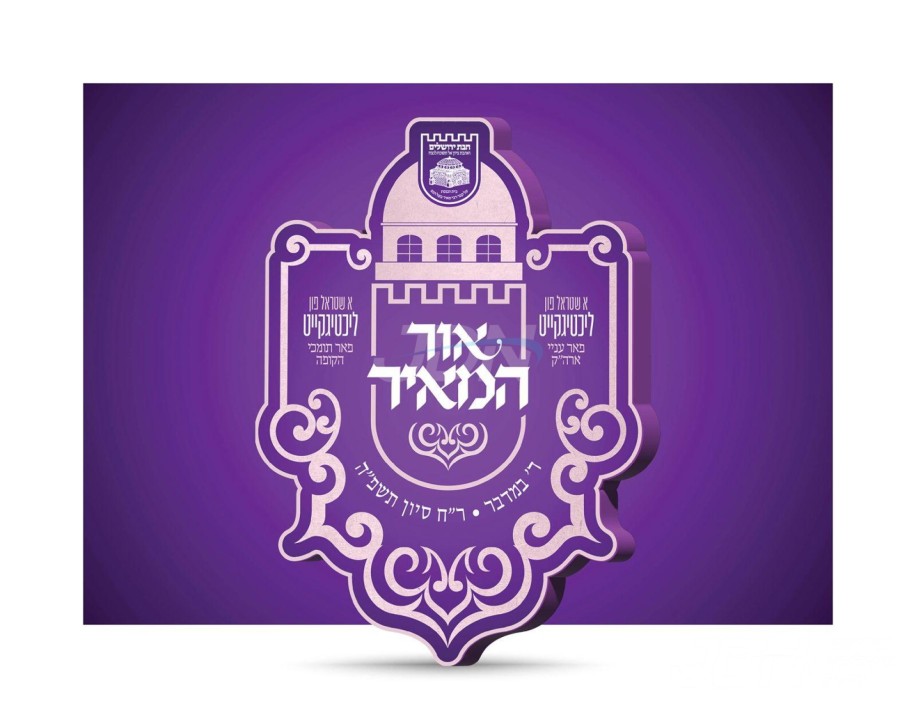 בארא פארק שטראלט מיט אורות אין בעפארברייטונג צום מאסיוון &quot;אור המאיר&quot; דינער לטובת כולל חבת ירושלים - רבי מאיר בעל הנס