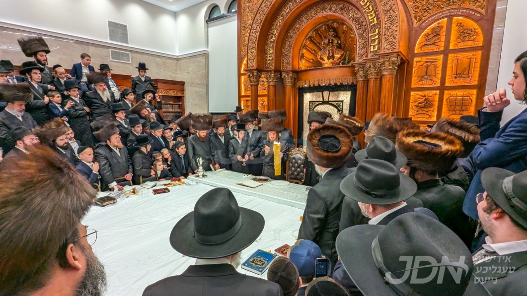 האדמו&quot;ר מסאדיגורה באזוכט אין ניו יארק