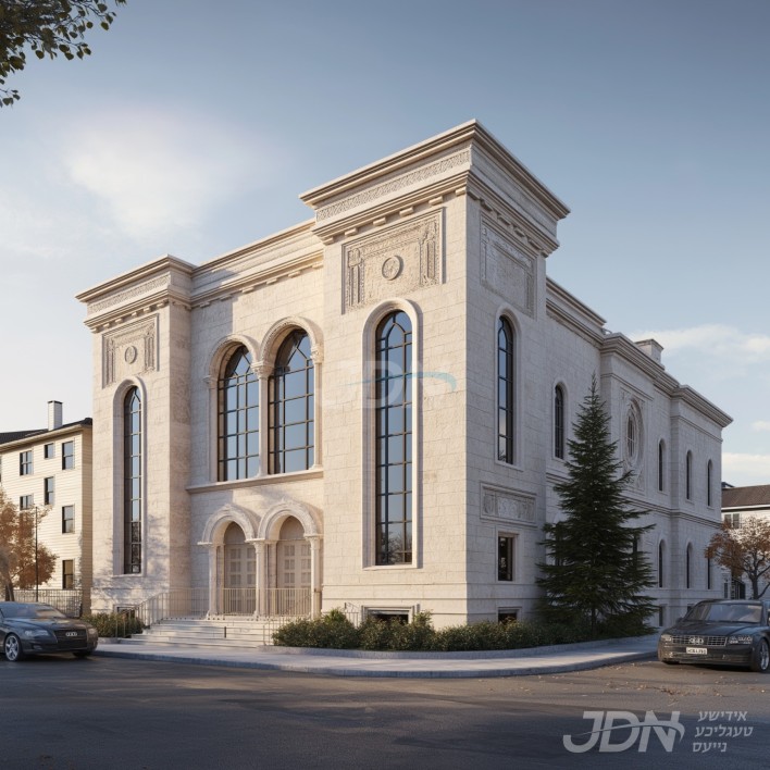 תבנה ותכונן: ביהמ&quot;ד וויזניץ אין סטעטן איילענד אריין אין קאנטראקט פאר א בנין קבע