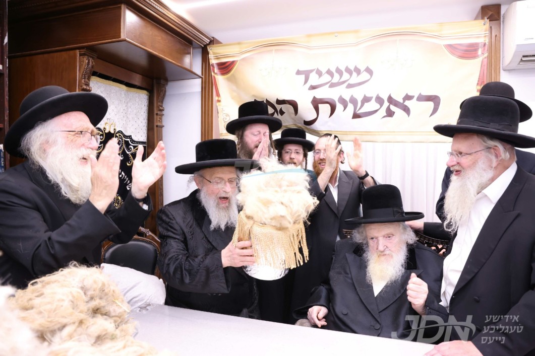 מעמד ראשית הגז אין שטוב פון פוסק הדור מרא דארעא קדישא