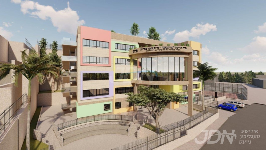 פריידיגע הרחבת גבולי הקדושה אין קרית צאנז טבריה, נייע ביהמ"ד, נייע ישיבה, און בוי פראיעקט פאר די מיידל שולע