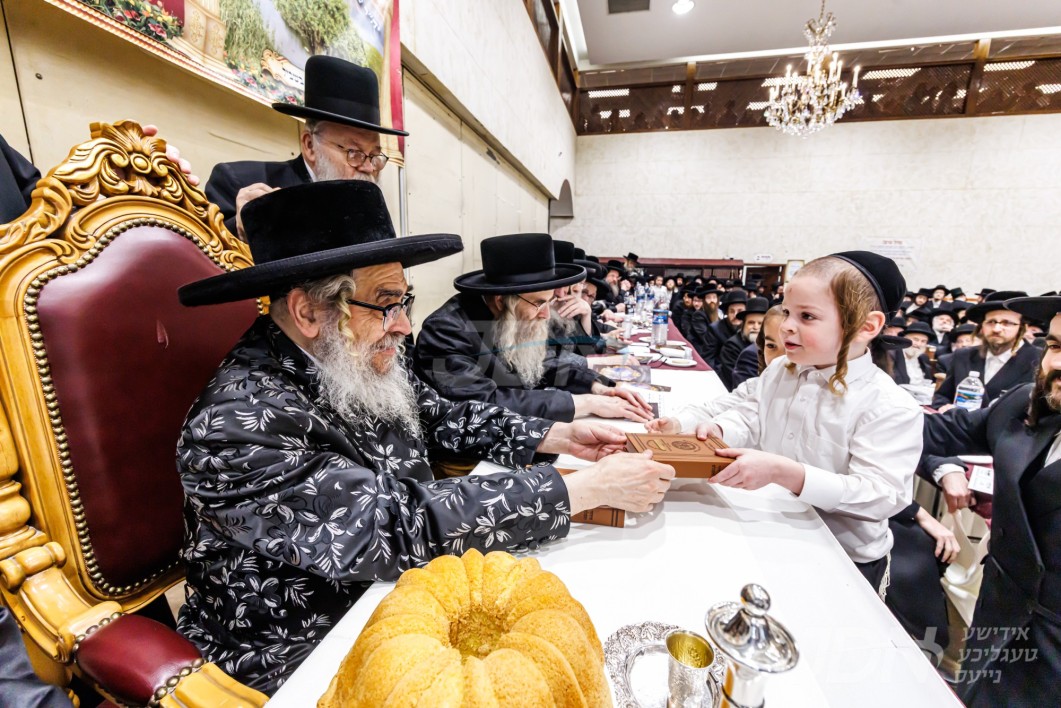 חומש סעודה אין תלמוד תורה סאטמאר אין לעיקוואד