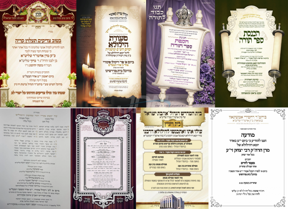 נייעס פון היינטיגן טאג: זונטאג פרשת ויקהל פקודי