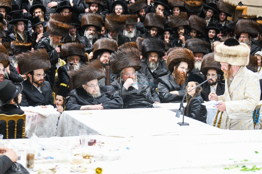 פורים אין חצר הקודש בעלזא