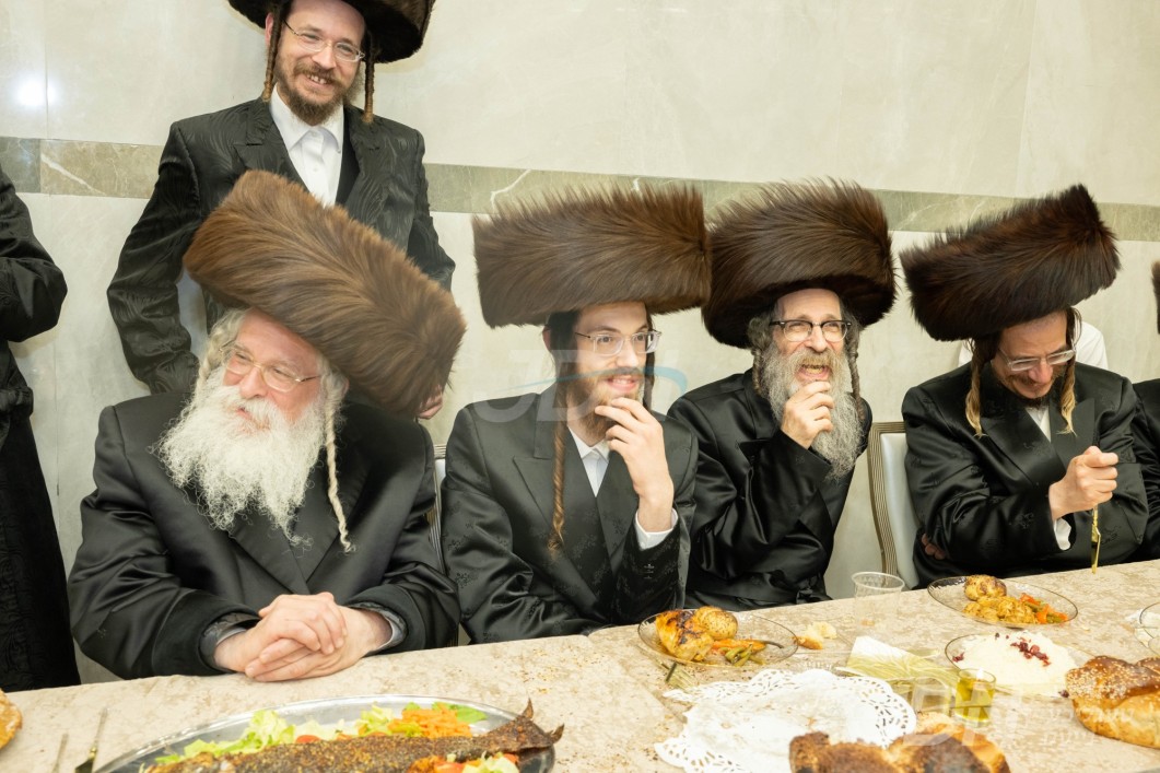 שמחת השבע ברכות פון החתן בן הגה"צ רבי נחמן בידערמאן מיט הכלה אייניקל פון האדמו"ר מנדבורנה ירושלים