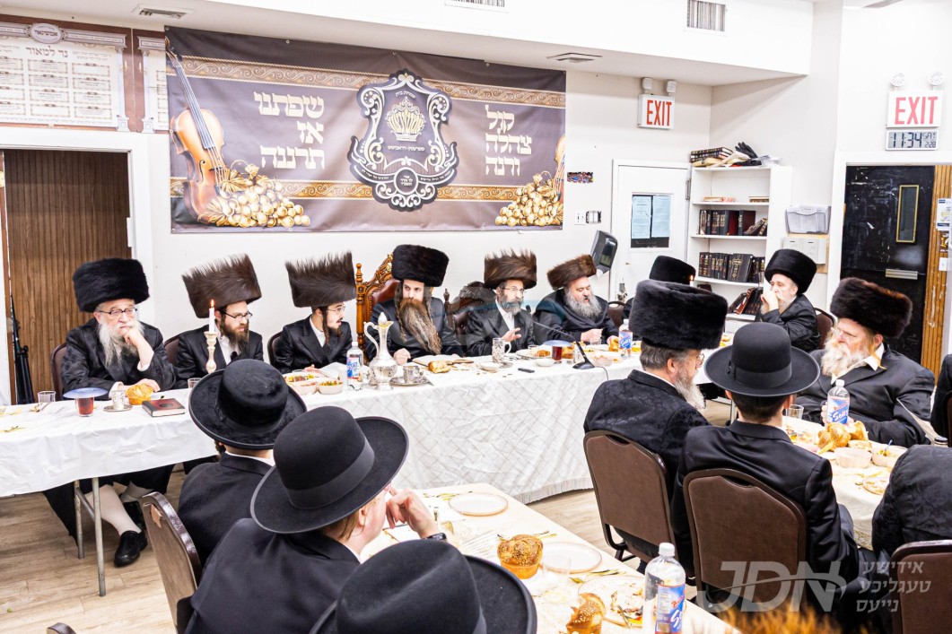 שמחת השבע ברכות פון הכלה בת האדמו"ר מאמשינאוו ארה"ב