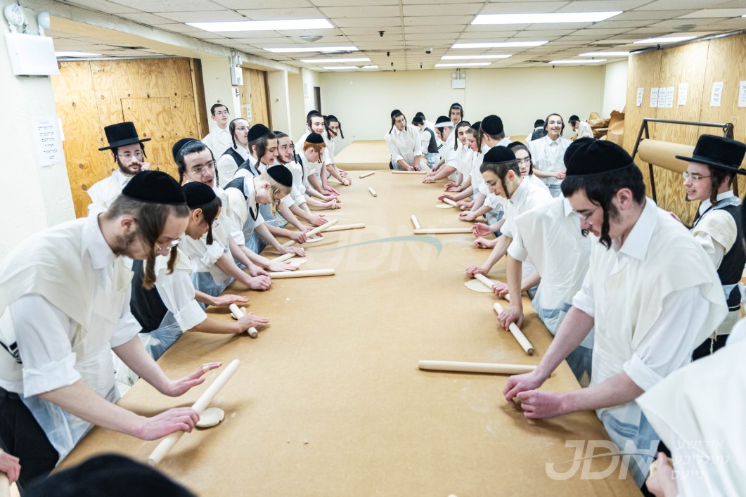 צוגרייטונגען צום יו"ט פסח אין בארא פארק