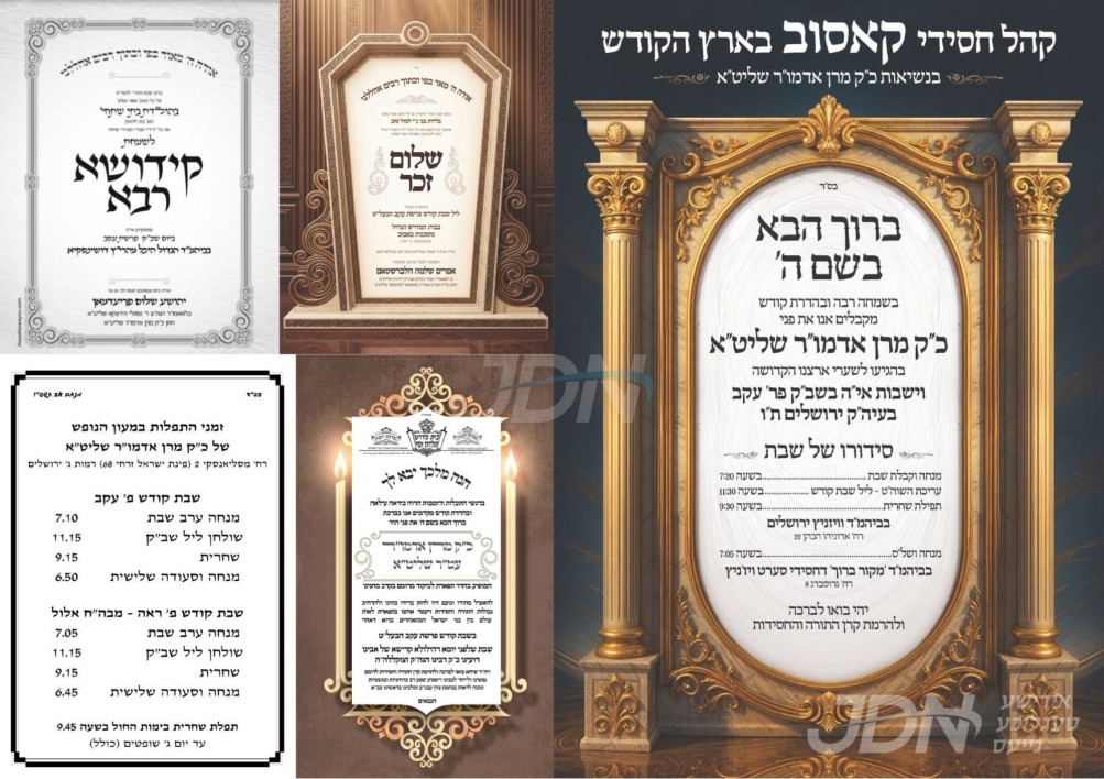 נייעס פון היינטיגן טאג: ערב שבת פרשת עקב