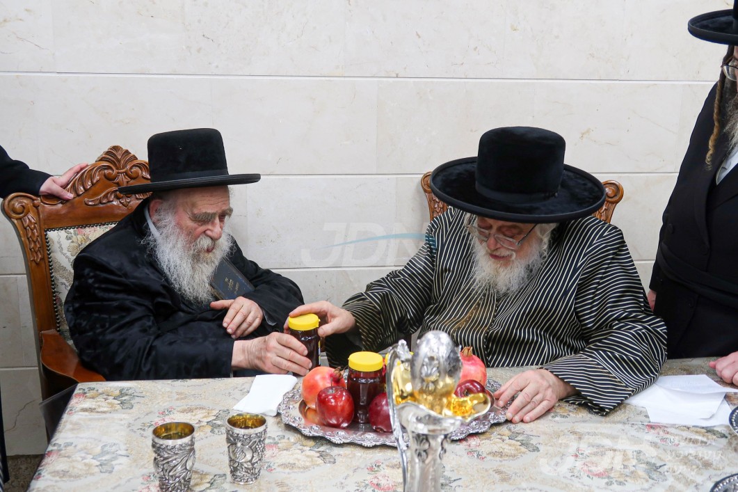 גאב"ד מאקאווא באזוכט ביי האדמו"ר מתולדות אהרן